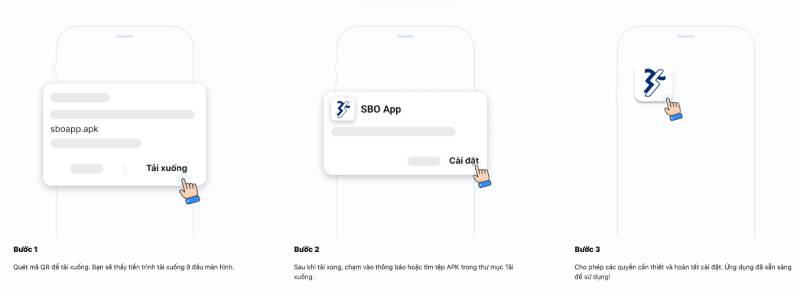Cài đặt ứng dụng SBOBET trên Android