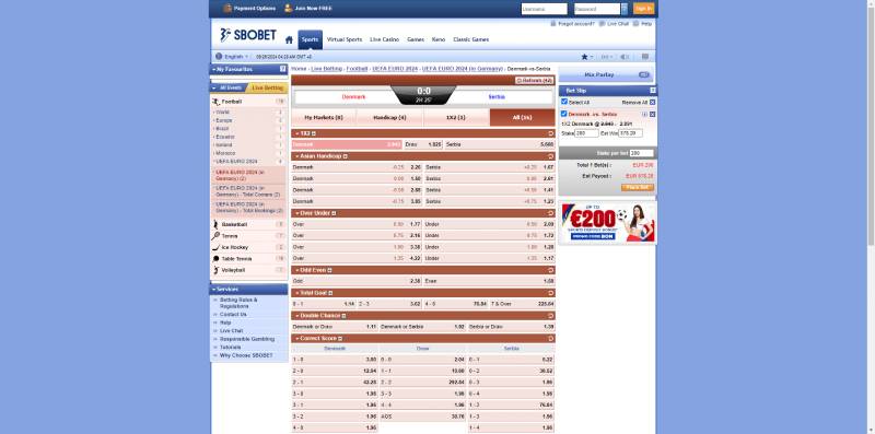 Giới thiệu về SBOBET và thị trường cá cược thể thao